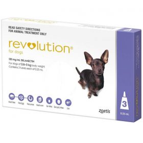 Revolution Topical Solution For Dogs 5.1-10 lbs (2.6-5 kg)
