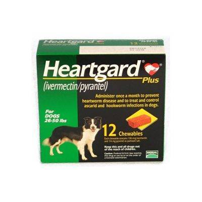 Heartgard Plus Chewables For Dogs 26-50 Lbs - Anipetshop