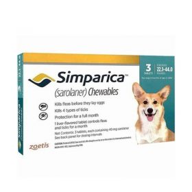 Simparica For Dogs 22.1-44 lbs (10.1-20 kg)