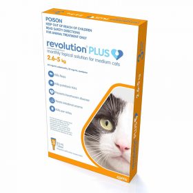Revolution Plus Topical Solution for Cats 5.6-11 lbs (2.6-5 kg)