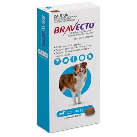 Bravecto Chews For Dogs 44-88 Lbs (20-40 Kg)