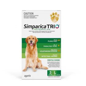 Simparica TRIO Chewable Tablets for Dogs 44.1-88 lbs (20.1-40 kg)