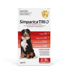 Simparica TRIO Chewable Tablets for Dogs 88.1-132 lbs (40.1-60 kg)