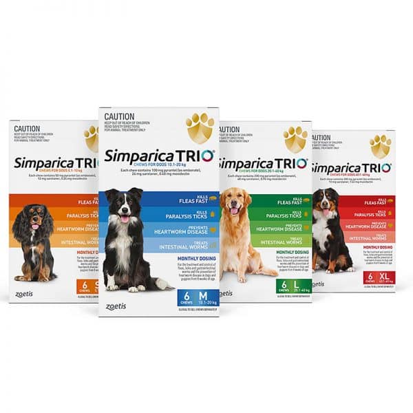 Simparica TRIO Chewable Tablets for Dogs