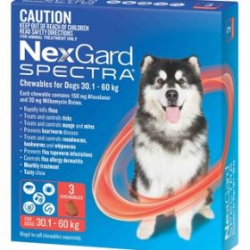 NexGard Spectra for Dogs 66.1-132 lbs (30.1-60 kg)