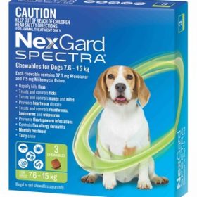 NexGard Spectra for Dogs 16.1-33 lbs (7.6-15 kg)