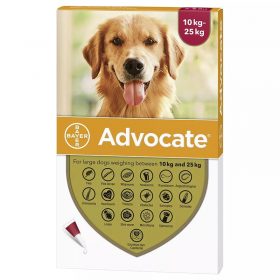 Advocate Spot-On for Dogs 22-55 lbs (10-25kg)