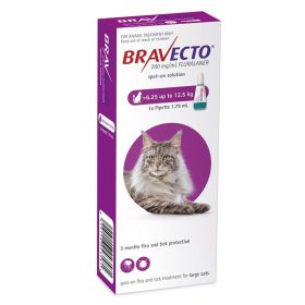 Bravecto Spot-On For Cats 13.8-27.5 lbs (6.25-12.5 kg)