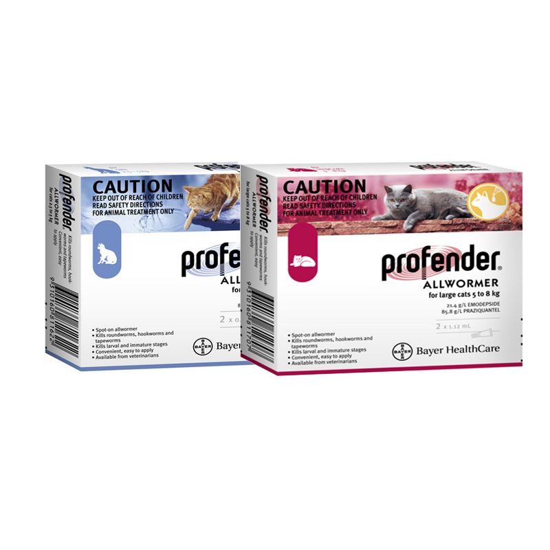 Profender for store cats side effects