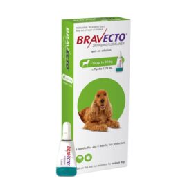 Bravecto Spot-On For Dogs 22-44 lbs (10-20 kg)