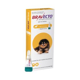 Bravecto Spot-On For Dogs 4.4-9.9 lbs (2-4.5 kg)