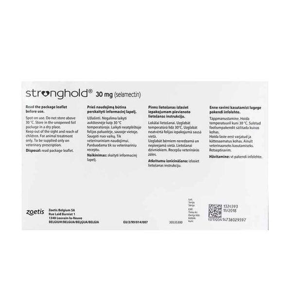 Instructions Stronghold for Dogs 2.6-5 kg