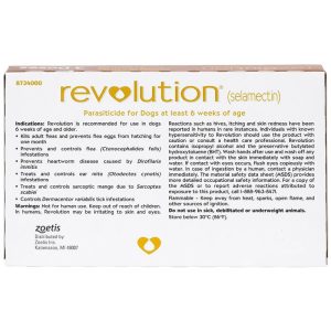 Instructions for Revoluion for dogs 10-20 lbs