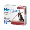 NexGard Flea and Tick Prevention Chewable Tablets for Dogs 60.1-121 lbs (25.1-50 kg) -6 chews