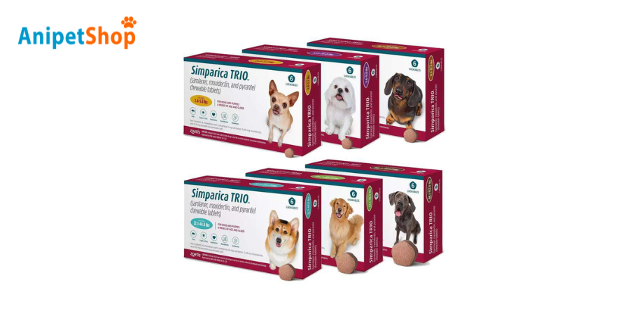 Simparica Trio Chewable Tablet for Dogs