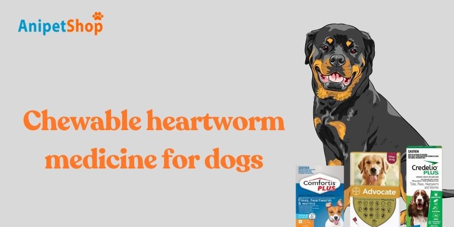 Chewable heartworm medicine for dogs