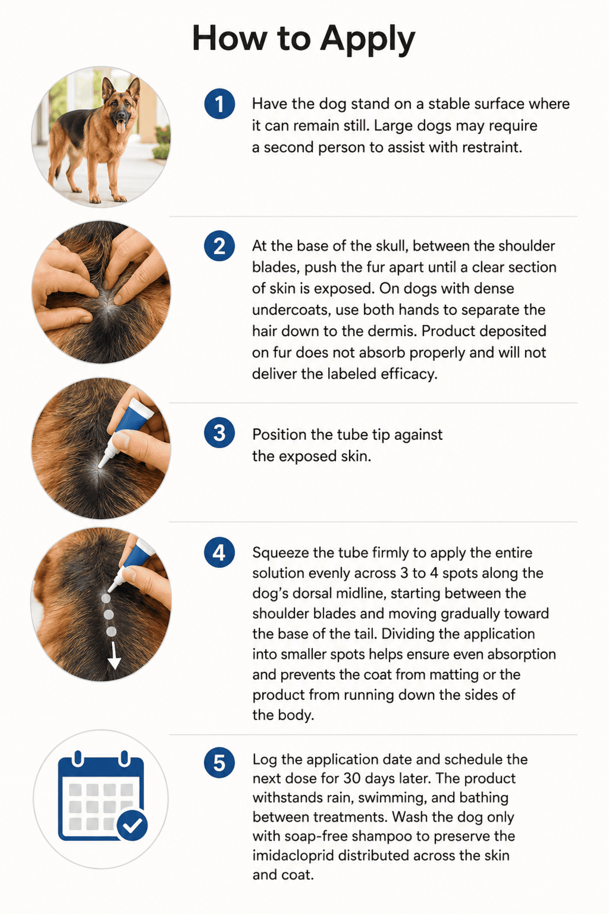 how to apply advocate spot on for dogs 55-88 lbs