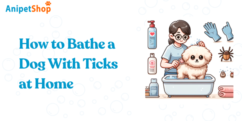 How to Bathe a Dog With Ticks at Home