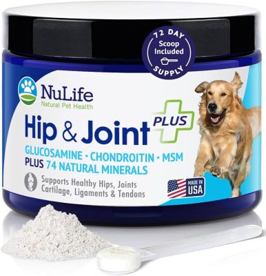 Glucosamine and Chondroitin in dog supplement